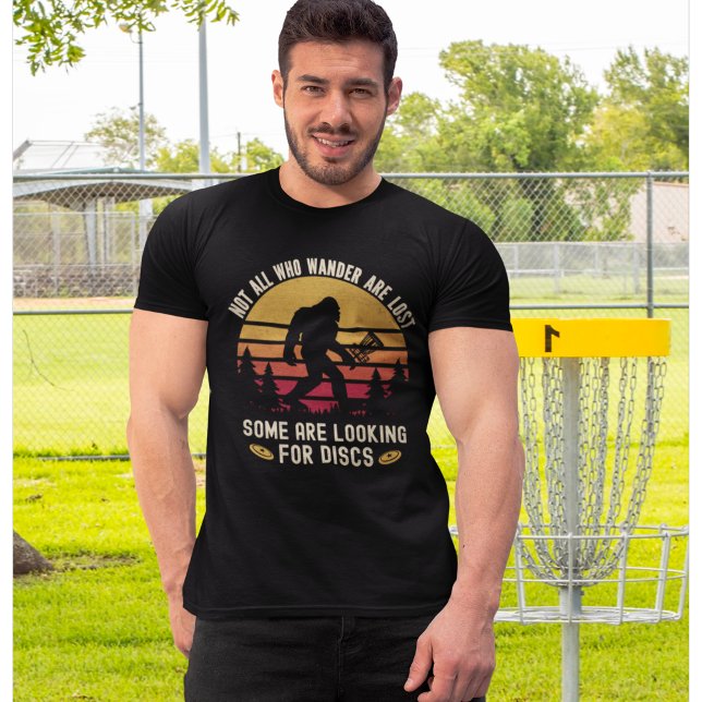 Funny Disc Golf Sasquatch T Shirt (Skapare uppladdad)