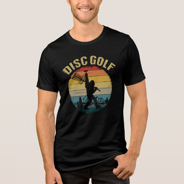 Funny Disc Golf  –  Vintage Bigfoot T Shirt (Framsida)