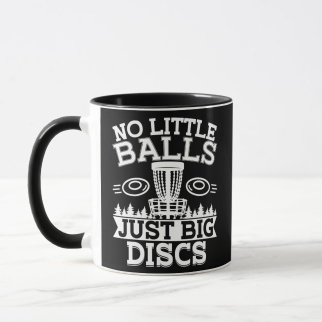 Funny Disc Golfer Disc Golfing Pun Disc Golf Mugg (Vänster)
