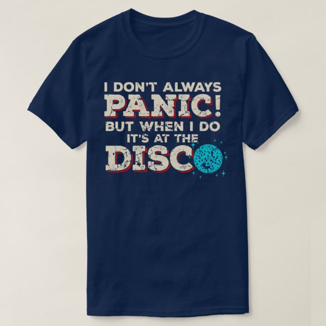 Funny Disco T Shirt (Design framsida)