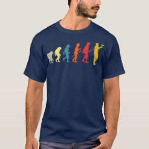 Funny Disk Golf Evolution Gift Vintage Frisbee T Shirt