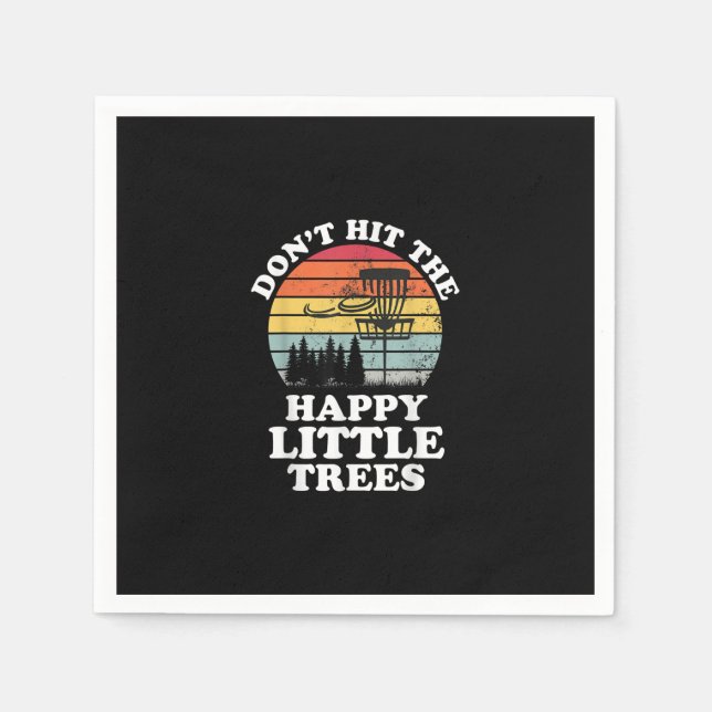 Funny Disk Golf Frisbee Golfing Player Sport Manar Pappersservett (Framsidan)