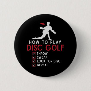 Funny Disk Golf Instruction Frisbee Disk Golfing Knapp