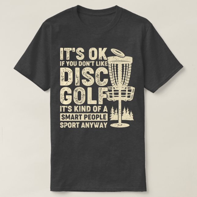 Funny Disk Golf Tournament Sport Player Gift T Shirt (Design framsida)