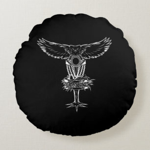 Funny Disk Golf Uggla Wooden Basket chain Protecto Rund Kudde