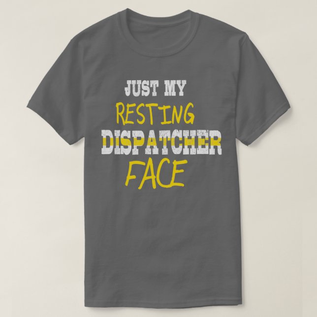 Funny Dispatcher-offert just min återställningsuts T Shirt (Design framsida)