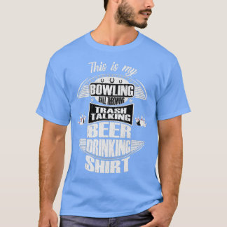 Funny Distress Bowling Ball Throwing T T Shirt