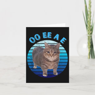 Funny Distress Oiia Cat Spinning Cat Oi Oi Uiaa Kort