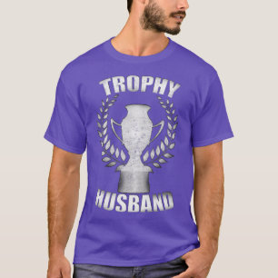 Funny Distress Trophy Hus Spouse Novelty T Shirt
