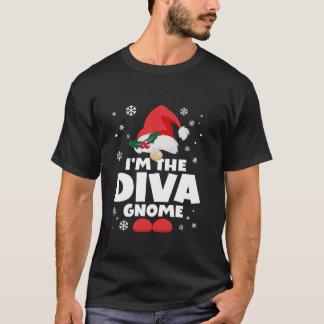 Funny Diva Gnome Family Matching Group Happy Chris T Shirt