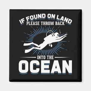 Funny Diver Joke Dyka Magnet