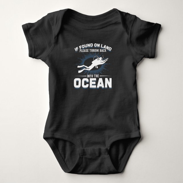 Funny Diver Joke Dyka T Shirt (Framsida)