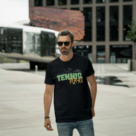 Funny Diving Tennis Player T-Shirt för Idrottare