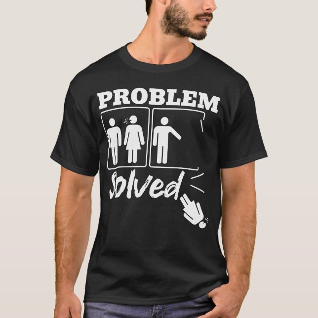 Funny Divorce Ex Makfe Humor Divorcee T Shirt (Framsida)