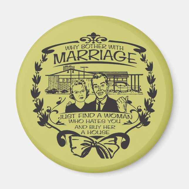 Funny Divorce Magnet (Framsidan)