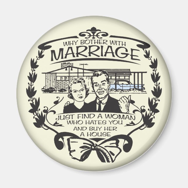 Funny Divorce Magnet (Framsidan)