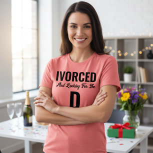 Funny Divorce Shirt - Nyligen skild gåva T