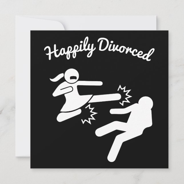 Funny Divorce Sympathy Gifts Kort (Framsida)