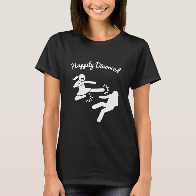 Funny Divorce Sympathy Gifts T Shirt (Framsida)