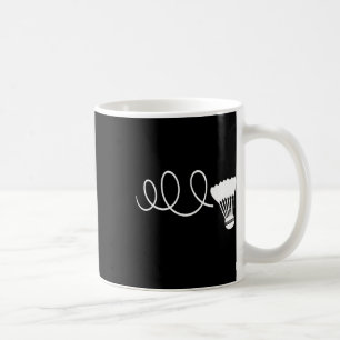 Funny Dminton Player T Shirts Shuttle Tee Kaffemugg
