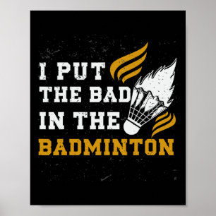 Funny Dminton Shirt Manar Women Dminton Player 10 Poster
