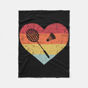 Funny Dminton Shuttle För manar Women Vintage Retr Fleecefilt