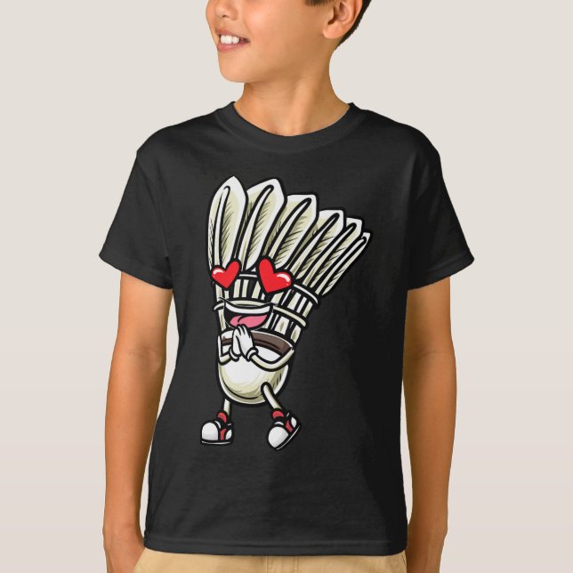 Funny Dminton Shuttle Player Design Manar Women 6 T Shirt (Framsida)