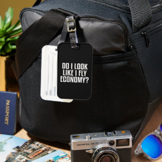 Funny Do I Look Like I Fly Economy Traveler Quote Bagagebricka