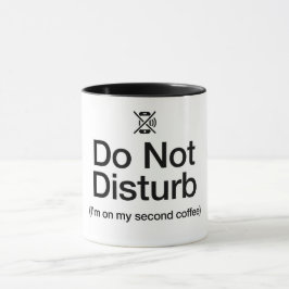 Funny Do Not Disturb Coffee Mug-WFH Sarcastic Mug Mugg