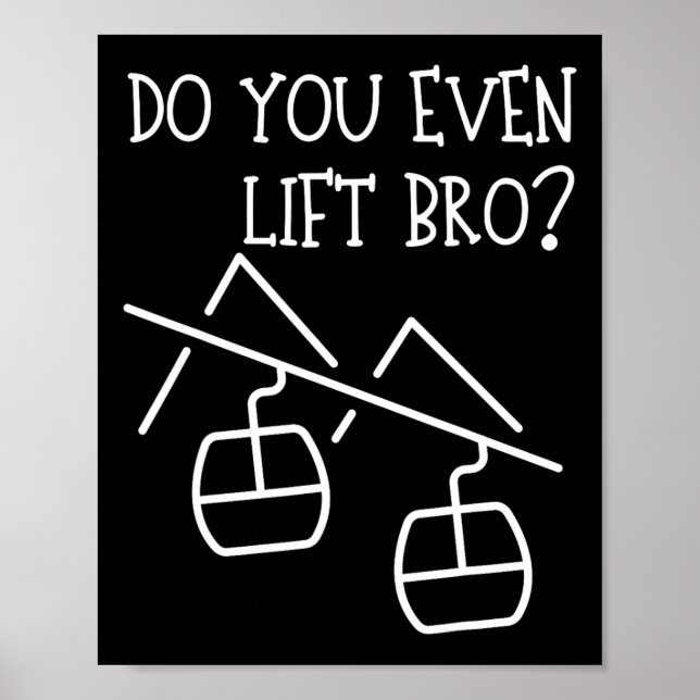 Funny Do You Even Lift  Poster (Framsidan)