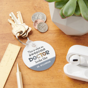 Funny Doctor Gifts ANPASSNINGSBARNA FANTASTISK D Nyckelring