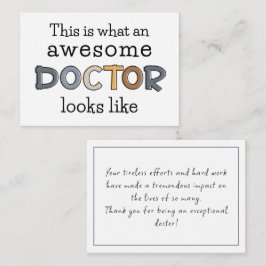 Funny Doctor Gifts | FANTASTISK DOKTOR Anteckningskort