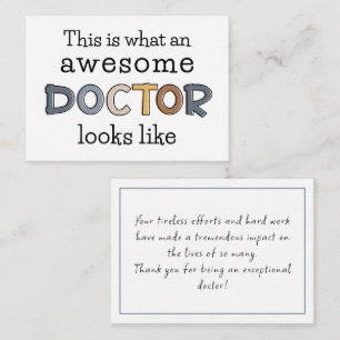 Funny Doctor Gifts   FANTASTISK DOKTOR Anteckningskort