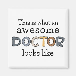 Funny Doctor Gifts FANTASTISK DOKTOR Magnet