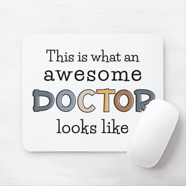 Funny Doctor Gifts | FANTASTISK DOKTOR Musmatta (Med mus)