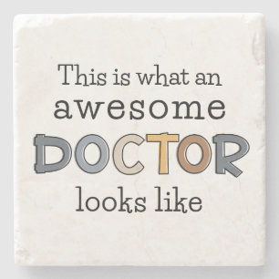 Funny Doctor Gifts FANTASTISK DOKTOR Stenunderlägg