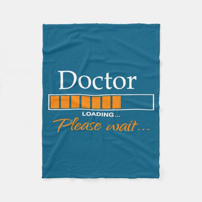 Funny Doctor Loading Medical Doctor Outfit New  Fleecefilt (Framsidan)