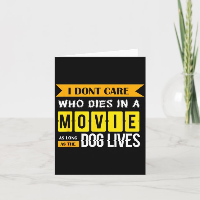 Funny Dog &amp; Puppy Lover Shirts I Don't Care Wh Kort (Framsida)