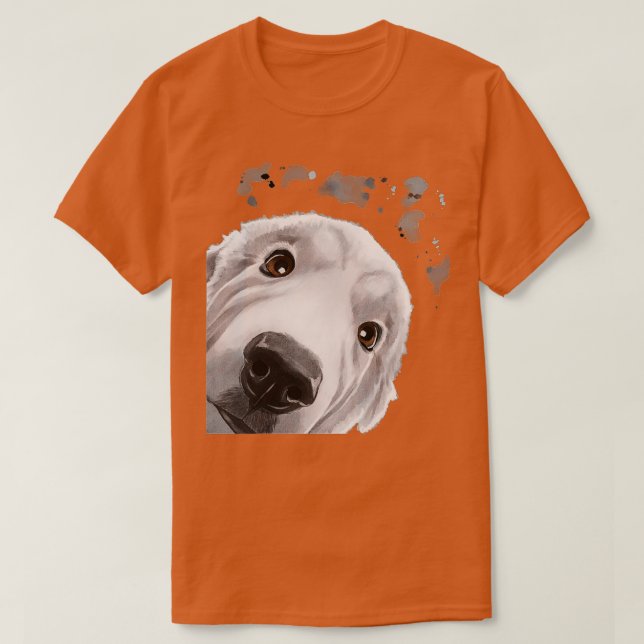 Funny Dog Great Pyrenees  T Shirt (Design framsida)