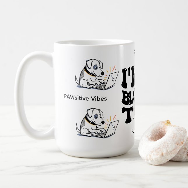 funny dog kaffemugg (Med munk)