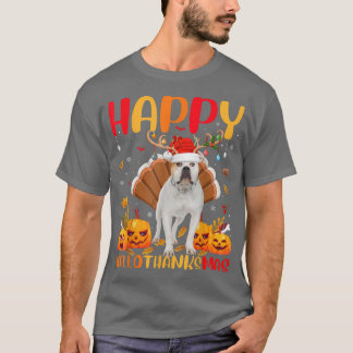 Funny Dog Lover Happy American Bulldog HelloThanks T Shirt
