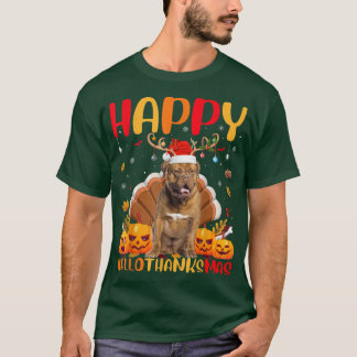 Funny Dog Lover Happy Dogue De Bordeau Dog HelloTh T Shirt