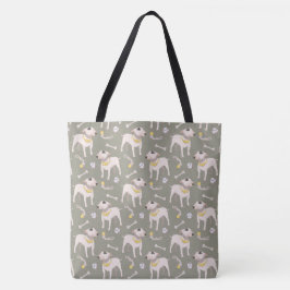 Funny Dog Lover Tote Bag  Tygkasse