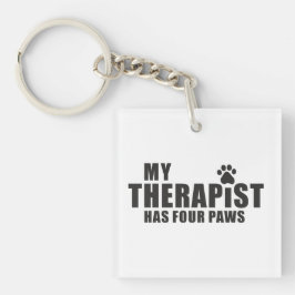 Funny Dog Mom Dad Gift! My Therapist Has Four Paws