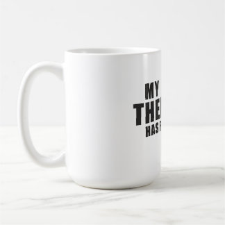 Funny Dog Mom Dad Gift! My Therapist Has Four Paws Kaffemugg