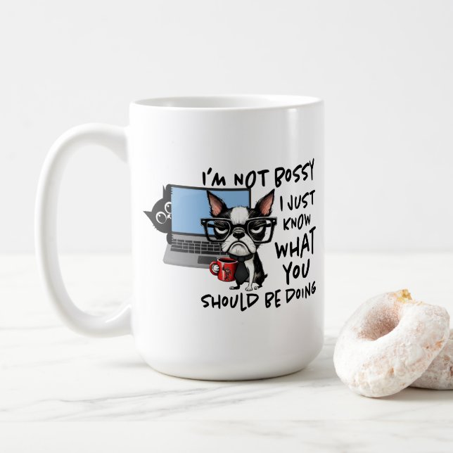 Funny Dog Mug Kaffemugg (Med munk)