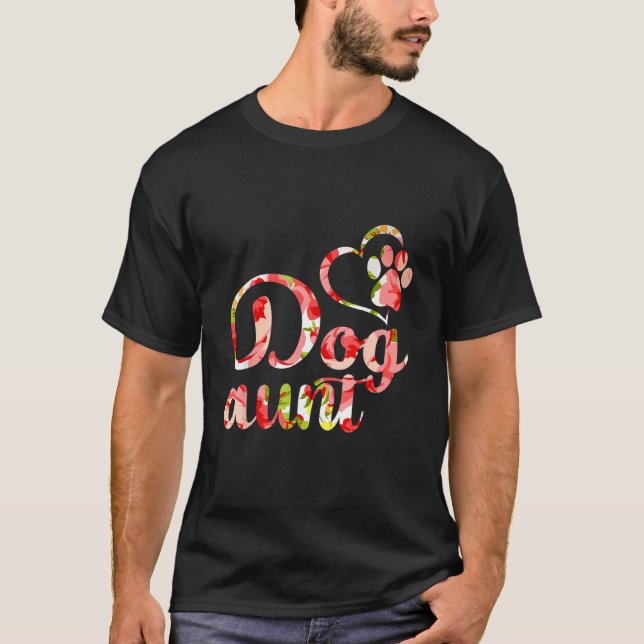 Funny Dog Owner Shirt, Dog Aunt Fur Life T Shirt (Framsida)