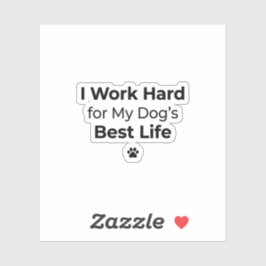 Funny Dog Quote Sticker Klistermärken