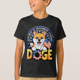 Funny Doge Crypto Meme Department of Government Ef T Shirt