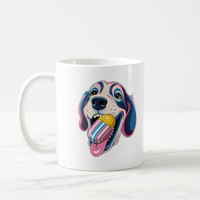 funny dogs candy kaffemugg (Vänster)